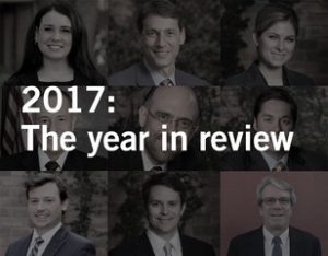 Waters Kraus & Paul: 2017 Year in Review