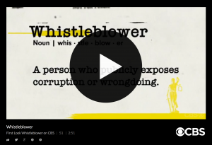 CBS Show Highlights Hero Whistleblower